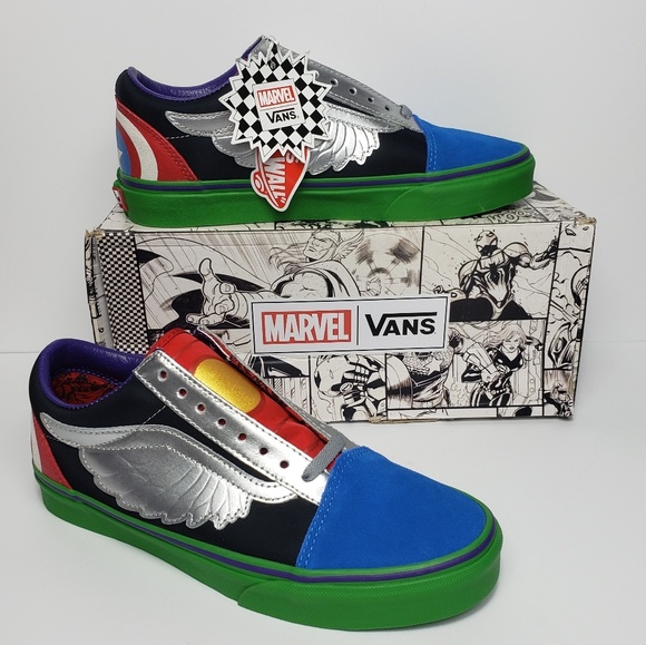 marvel vans mens